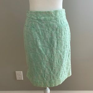 Moulinette Soeurs Brocade Pencil Skirt